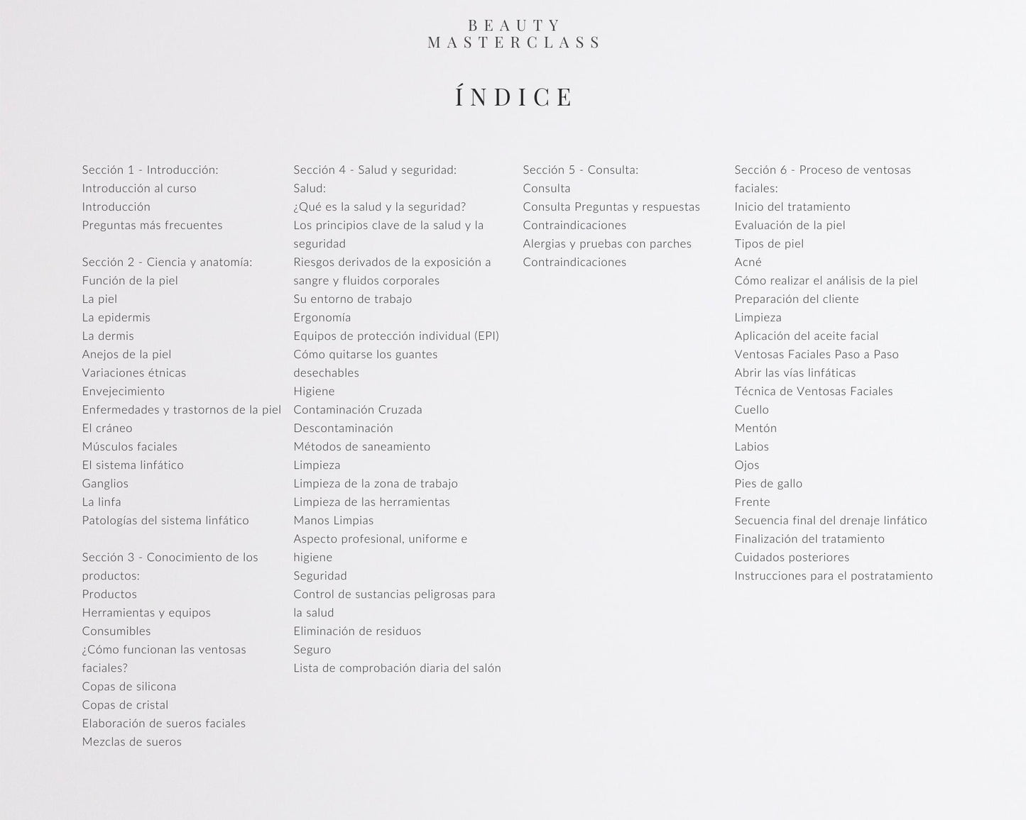 Spanish Facial Cupping Editable Training Manual