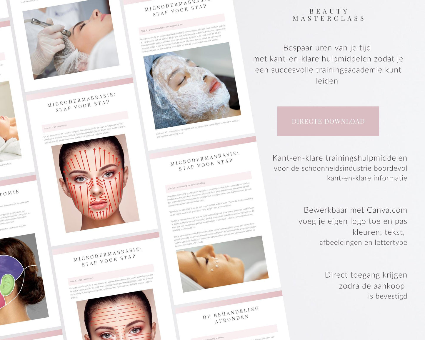 Dutch Microdermabrasion Facial Editable Training Manual
