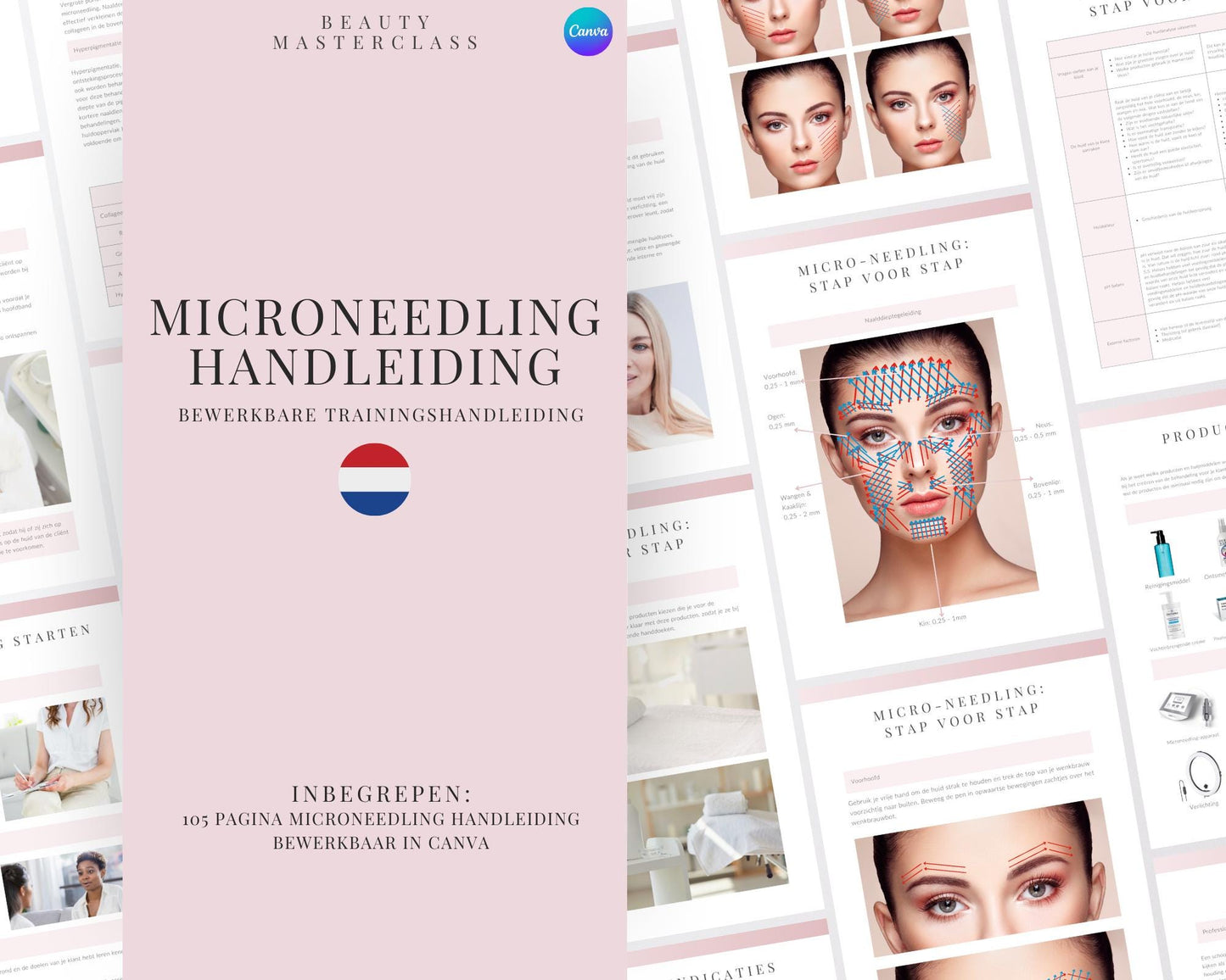 Dutch Microneedling Facial Editable Training Manual
